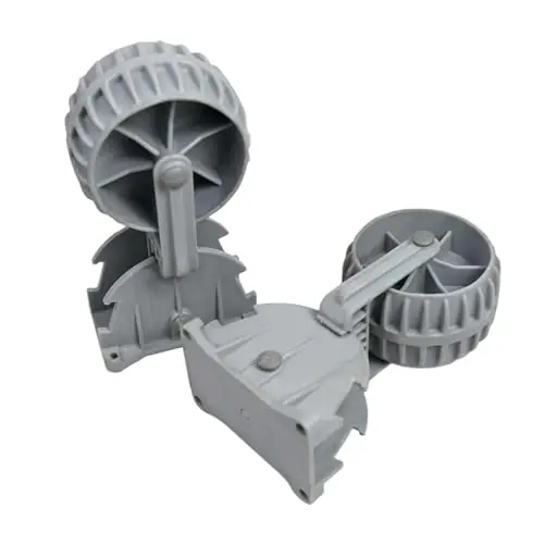 MagiDeal Inflatable Boat Launching Wheels Boat Launch Wheels Boat Transom Launching Wheel Flip up Pair Dinghy Wheels for Fishing Boats Cheap