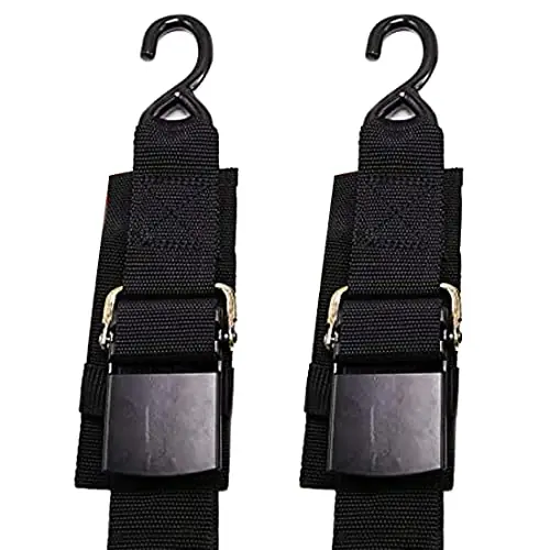 Buy Direct MEILI Heavy Duty Boat Trailer Transom Strap (2PK) – 2 inch x 48 inch Adjustable Marine Boat Tie Down Straps to Trailer (Shipped from USA) with Quick Release Buckle1200 LBS Capacity Securely