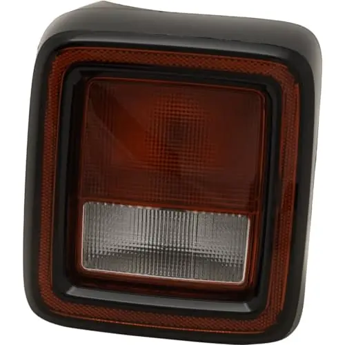 MOXMEEX Tail Light Halogen Left Driver Side Clear & Red Lens Taillight Taillamp Brakelight Lamp 16560648 CH2800215 55112891AG Hassle-Free Returns