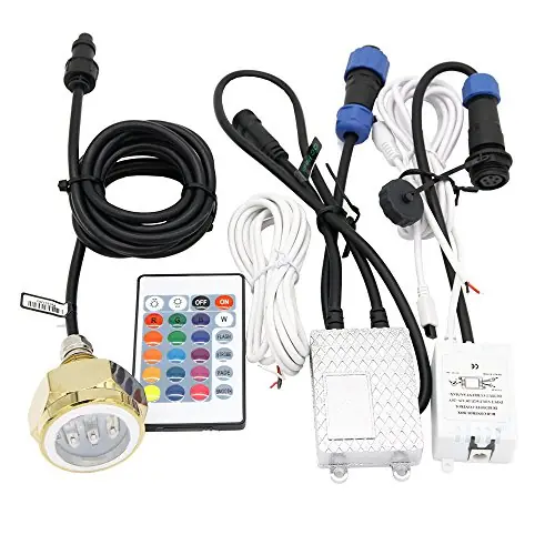 New Arrival NSLUMO RGB Led Drain Plug Light Underwater RGB Color Changing 9X3W 27W 1/2″ NPT Drain Plug Lighting IR Control RGB LED Marine Boat Light
