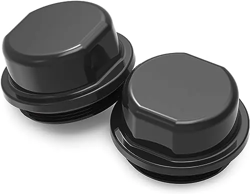 Oceaniax K71-G01-73 (81143) Trailer Hub Dust Cap Replacement for Dexter Vortex Replacement Caps Fit Boat, Trailer & Other Hub Kits (2 Pack, w/O-Ring) Modern