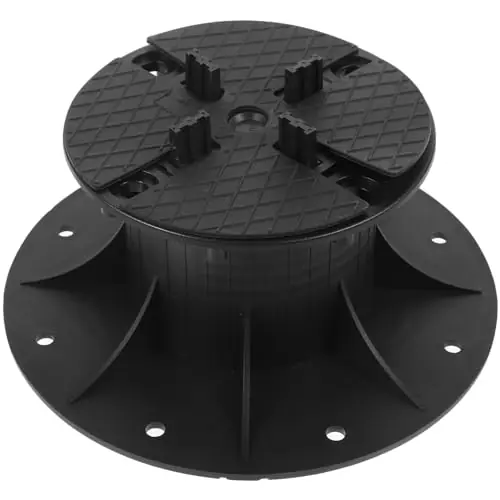 OSALADI Fountain Floor Support Water Fountain Floor Holder Adjustable Decking Support Marble Tiles Holder Fountain Tile Pedestal Secure Checkout