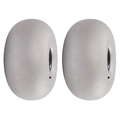 Deal Replacement Balloon Wheels 16 Inch Beach Balloon Wheels Sand Tires Cart Tires for Kayak Dolly Canoe Boat Buggy Carrie, 2-Pack