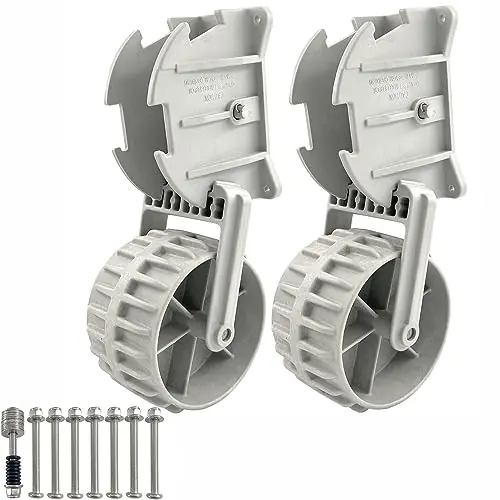 Sefimir Marine Flip-up Retrackable Dinghy Wheels Inflatable Boat Launching Wheels Dinghy Wheels Kit Nylon Ribs Towing Wheels Dinghy Launching Wheels for Boat Trailer Trolly/Boat Dolly Crafted