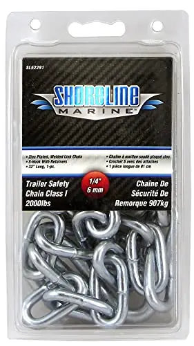 New Arrival Shoreline Marine Safety Chain, 1/4 X 32-Inch (1 Piece)