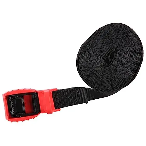 STAHAD Binding Buckle Truck Bundle Strap Ratchet Tie Down Straps Heavy Duty Secure Strap Roof Bag Cargo Carrier Car Bundle Rope Fixed Rope Trailer Aluminum Alloy Travel Seat Belt Worldwide Shipping