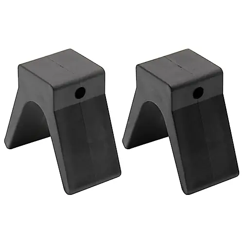 Don’t Miss Out SYOWADA V-Span Boat Trailer Bow Stop Block Trailer Rubber Bow Stop Non Marking Polyurethane Mounting Hole 2 inch Width 4 inch V-Span (2 pcs)