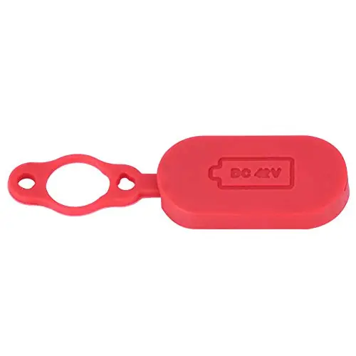 Hot Deal Syrisora Charging Port Protector,Charging Port Cover,Waterproof Charging Interface Port Protector Cover Cap for XIAOMI MIJIA Electric Scooter Red