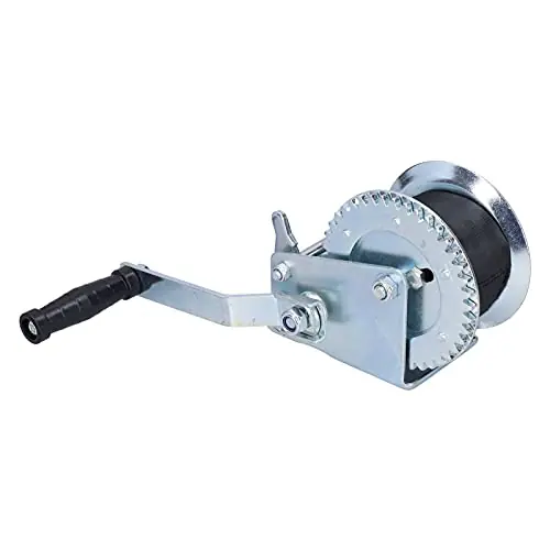Tgoon 1000LBS Winch, Durable Hand Crank Winch Sturdy with 6m/19.7ft for Boat for Boating Super Sale
