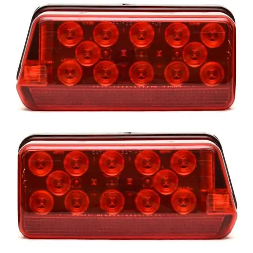 Shop Now Wesbar Boat Trailer Tail Lights 281595 | Submersible LED (Set)