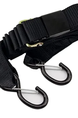 XSTRAP STANDARD 1PK 2”x 13′ Gunwale Tie-Down, Marine Boat Trailer Strap with Hooks Best Choice