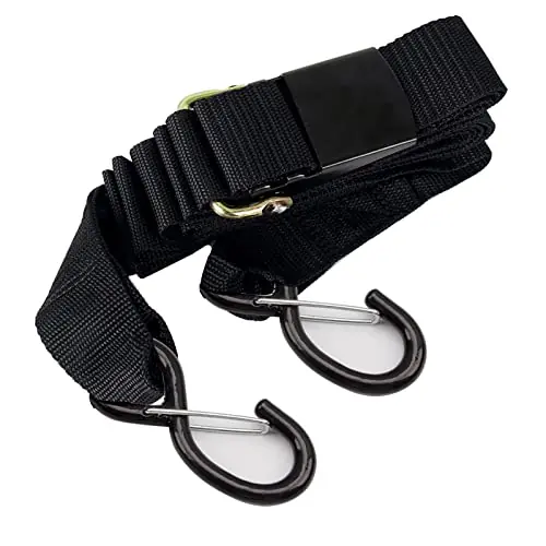 XSTRAP STANDARD 1PK 2”x 13′ Gunwale Tie-Down, Marine Boat Trailer Strap with Hooks Best Choice