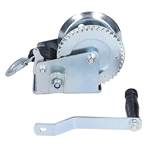 In Demand YYQTGG 1000LBS Winch, Durable Hand Crank Winch Resistant to Bad Weather for Boat for Outdoor Activity