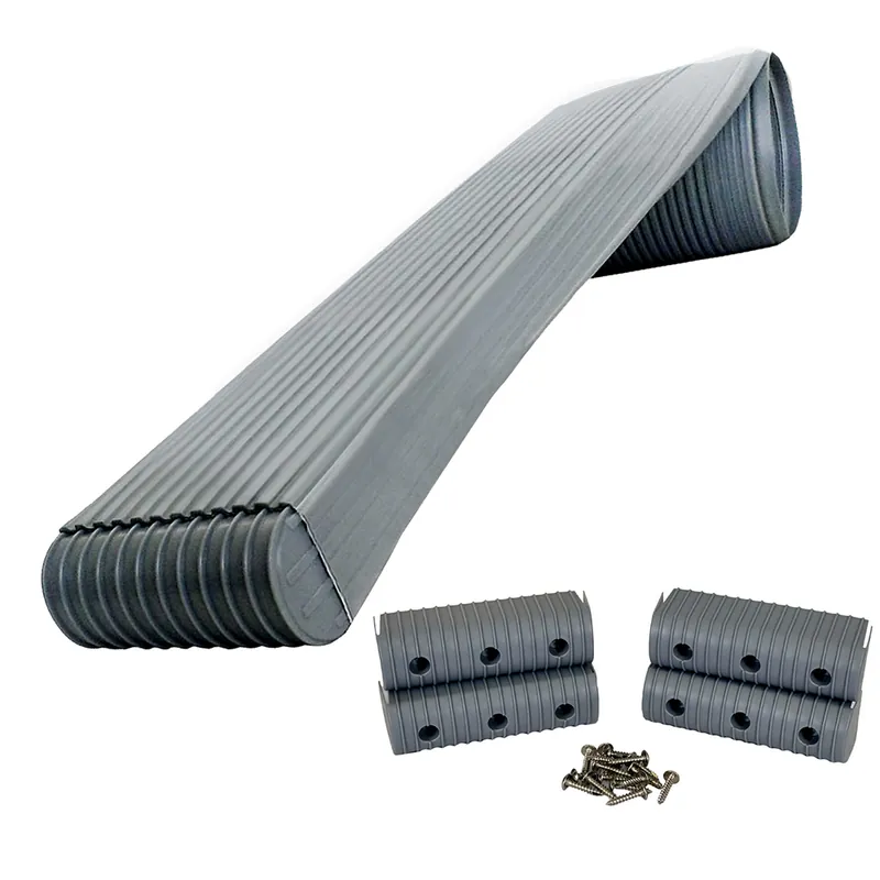 Caliber BunkWrap Kit - Grey 16' X 2" X 6" Roll + 4 Caps + HRDW Roll + 4 Endcaps & Stainless Steel Hardware Must Have