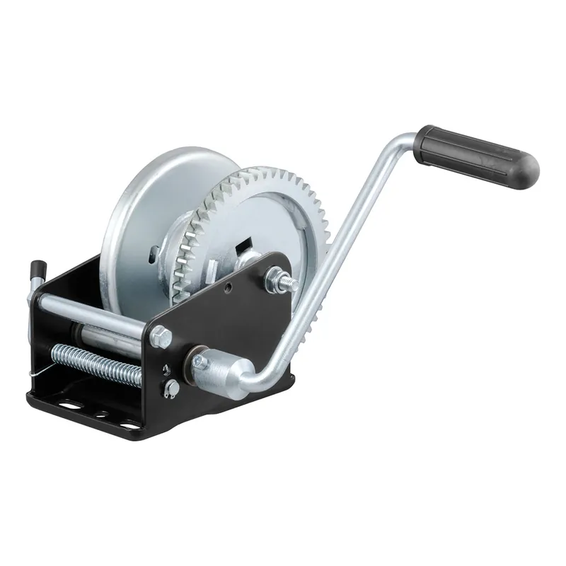 Shop Now CURT Hand Crank 1900 Lb. Winch - 8" Handle