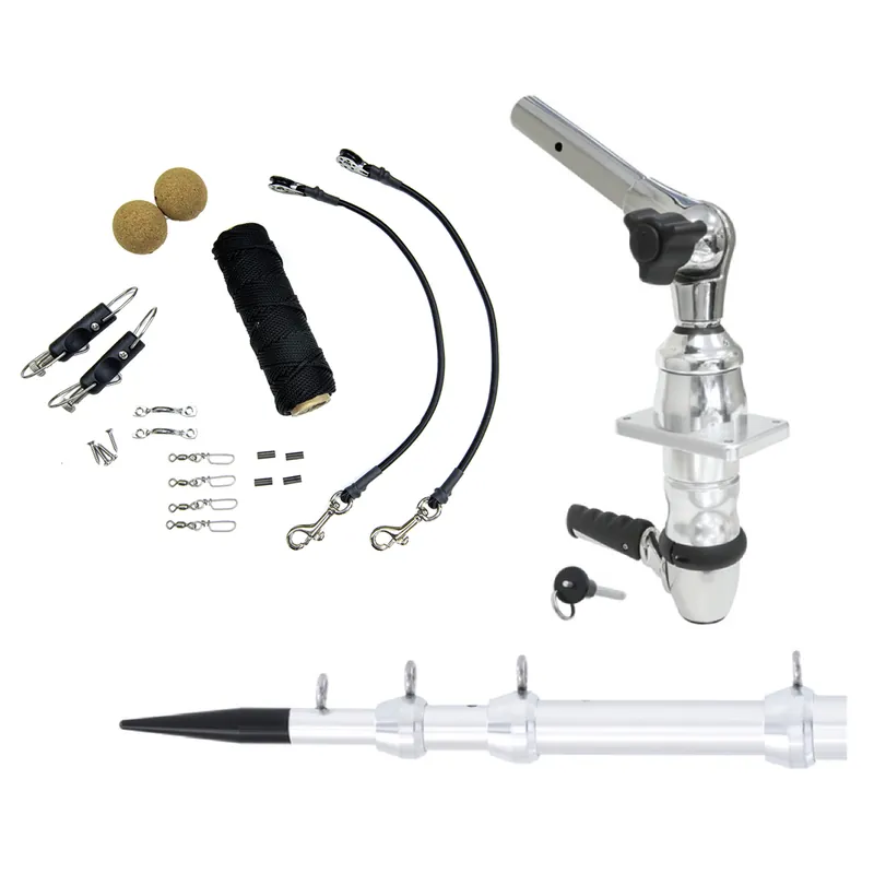 Tigress XD Top Mount System - 15' - Silver Outriggers Elite Rigging Kit Big Sale
