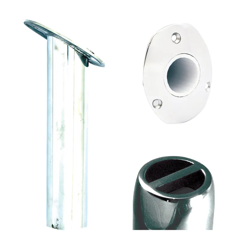 Buy Online Tigress Oval Head SS Gunnel Mount Rod Holder - 30 - 9"