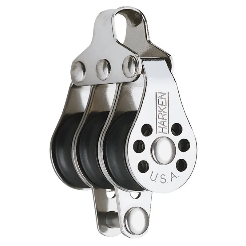Warranty Included Harken 22mm Triple Micro Block W-Becket- Fishing