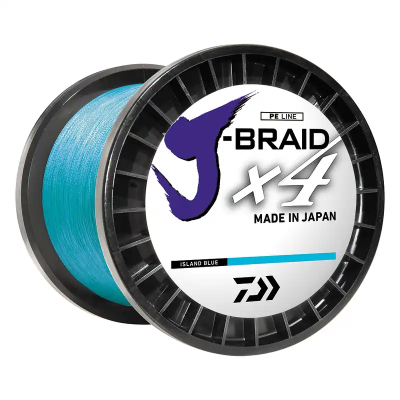 Modern Daiwa J-BRAID X4 Braided Line - 30 Lbs - 300 Yds - Island Blue