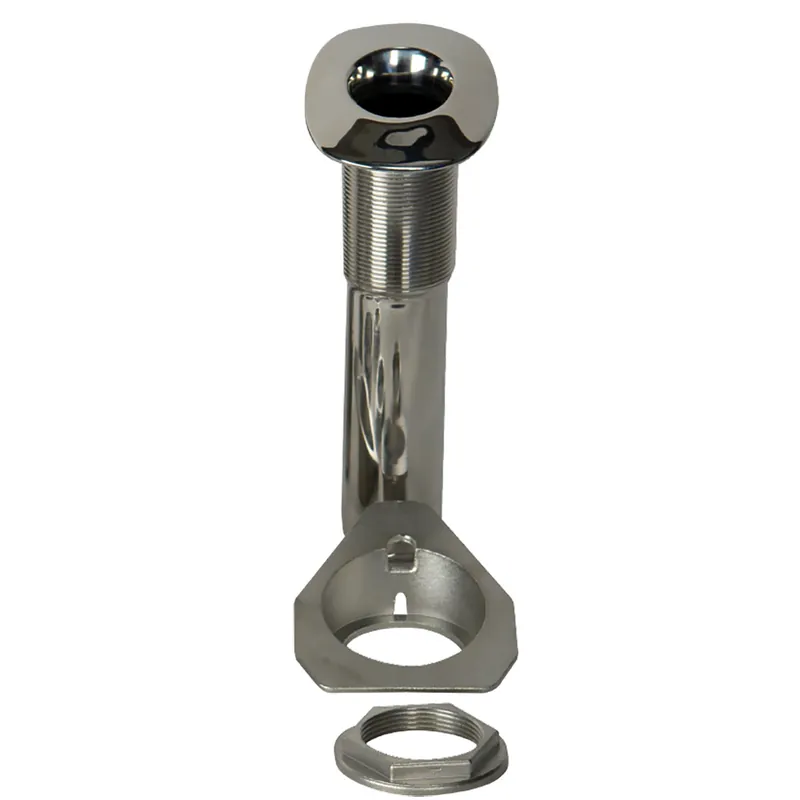 Clearance C.E. Smith 80 Series Screwless Flush Mount Rod Holder - 15 Degree - Stainless Steel - Cast Bottom - Black Liner
