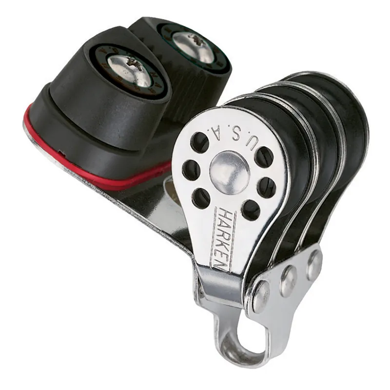 Time-Limited Harken 22mm Triple Micro Block W-Cam Cleat- Fishing