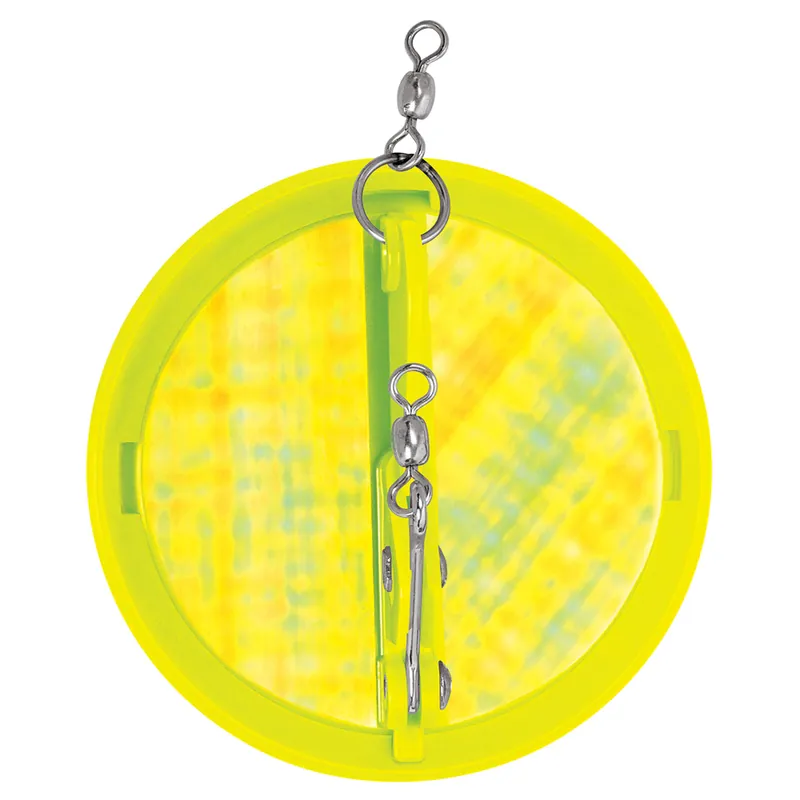 Luhr-Jensen 4-1-8" Dipsy Diver - Chartreuse-Silver Bottom Moon Jelly Markdown