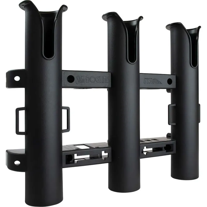 Best Price Sea-Dog Triple Threat Three Pole Rod Holder - Black