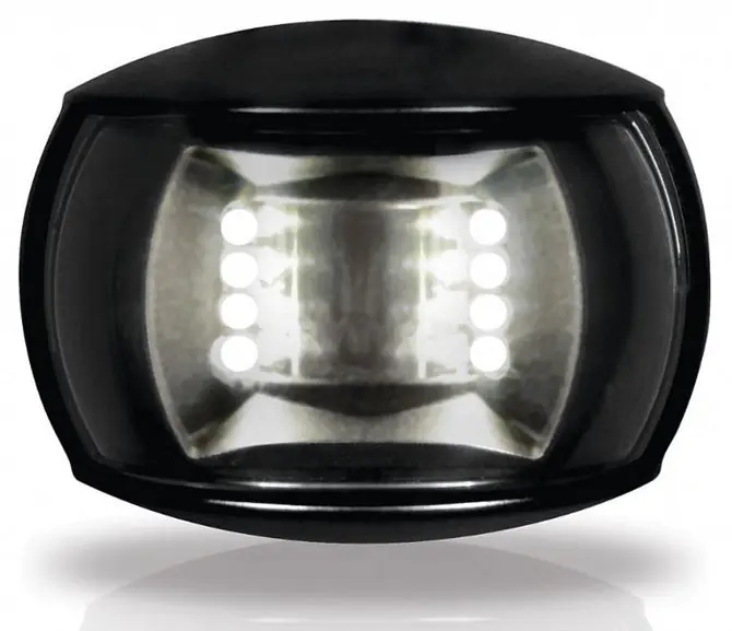 Mega Sale Hella 2 NM NaviLED Stern Navigation Light, Black, Clear Lens