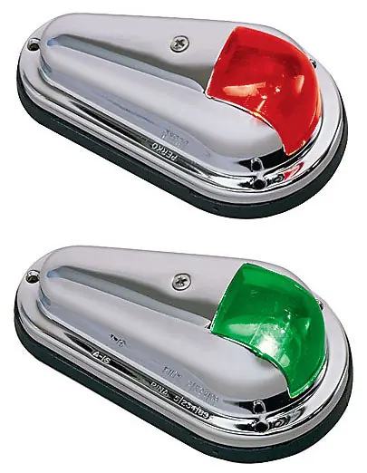 Worldwide Shipping Perko 12V Vertical Mount Side Lights