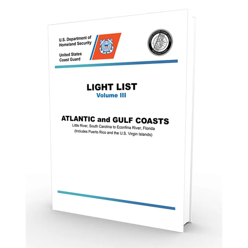 USCG Light List III 2023: Next Day Delivery