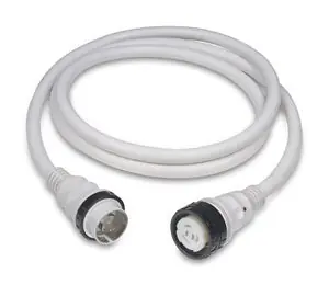 Best Price Marinco Cordset, 50A 125V, 50', White