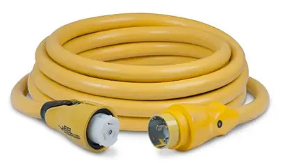 Marinco EEL Cordset, 50A 125V, 25', Yellow Reduced Price