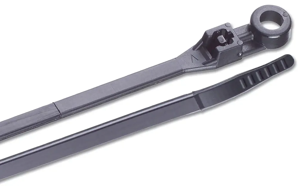Must Have Ancor Cable Tie 6" Mounting Black - 25 Pack