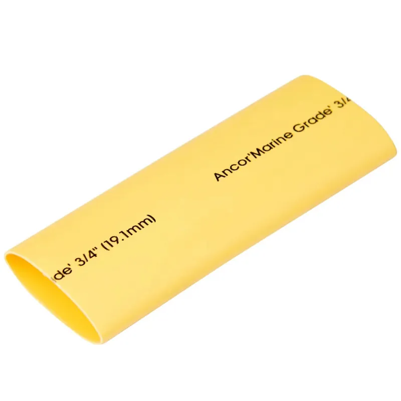 Ancor Heat Shrink Tubing (ALT) Yellow 3/4" x 6" - 4 Pack Price Cut