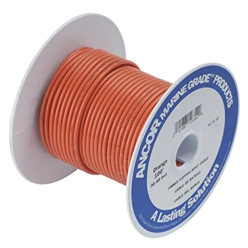 Ancor Primary Wire 14 AWG x 18' Spool Orange PER FOOT Order Now
