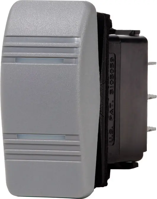 BSS Contura Switch SPDT Gray - ON-OFF-ON Bulk Order