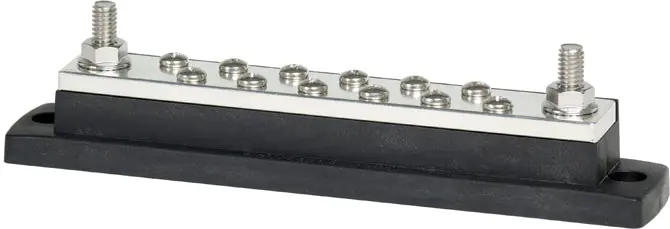BSS MaxiBus 250A BusBar, Two 5/16"-18 Studs, Twelve #10-24 Screws Buy Direct