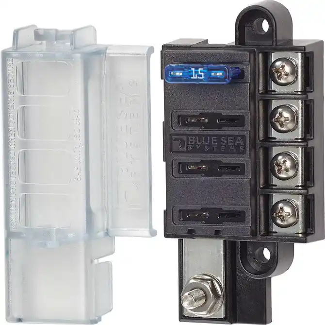 Buy Online BSS ST Blade Compact Fuse Blocks - 4 Circuits