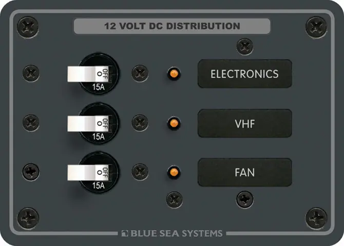 BSS Traditional Metal Panel - DC - 3 Pos New Arrival