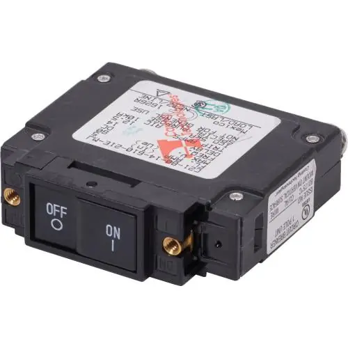 Original BSS UL-489 Circuit Breaker - 15A Flat Rocker