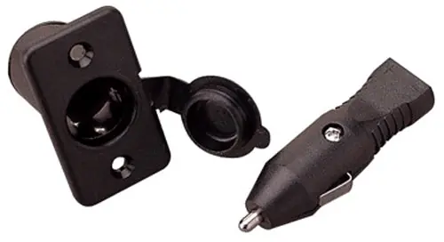Budget Sea-Dog Line Power Socket & Cap Nylon 12V