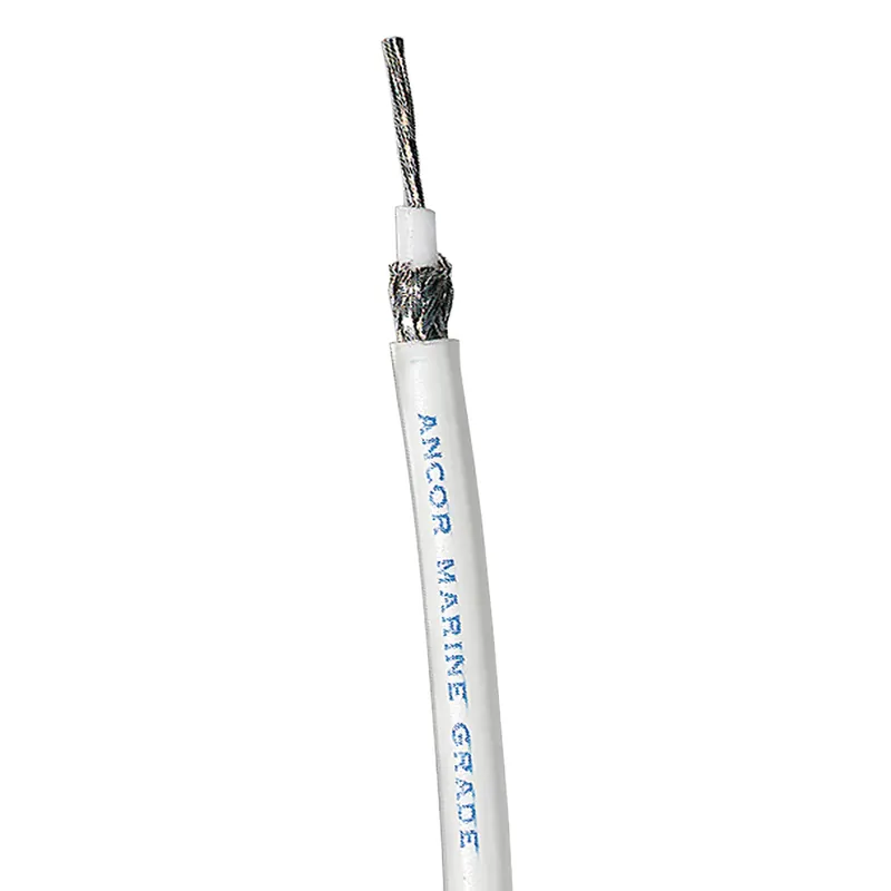 Hot Deal Ancor Coaxial Cable RG8X White - Per Foot