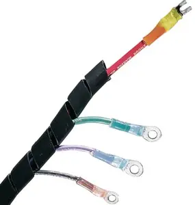 Price Cut Ancor, 1/4 Black Spiral Wrap - 10', 452251