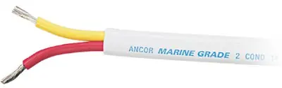 Direct From Manufacturer Ancor, 18/2 Wht Safty Duplx Wire 100', 124910