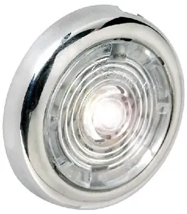 Flash Sale Attwood, 1-1/2" White Interior/Exterior Light w/SS Bezel, 6342SS7