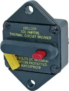Blue Sea, Circuit Breaker 285 Pnlmt 80A, 7086 Instant Buy