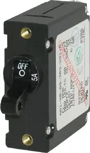 Blue Sea, Circuit Breaker Aa1 5Amp Black, 7200 No Minimum Order