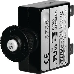 Blue Sea, Ckt Brkr Push Button 20A, 7057 Luxury