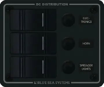 Viral Blue Sea, Panel H2O Cb 12VAC 3 Pos Vert, 8374