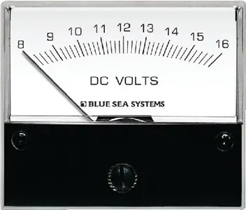 Modern Blue Sea, Voltmeter Analog 8-16 VAC, 8003